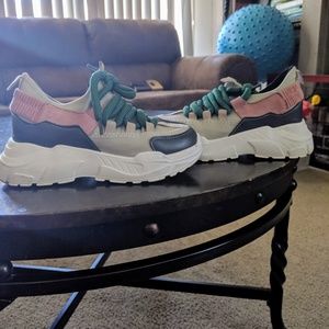 Platform sneakers. Worn once, wrong size.